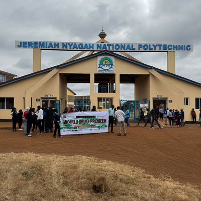 Arriving at Jeremiah Nyagah National Polytechnic for #IDADA2026.